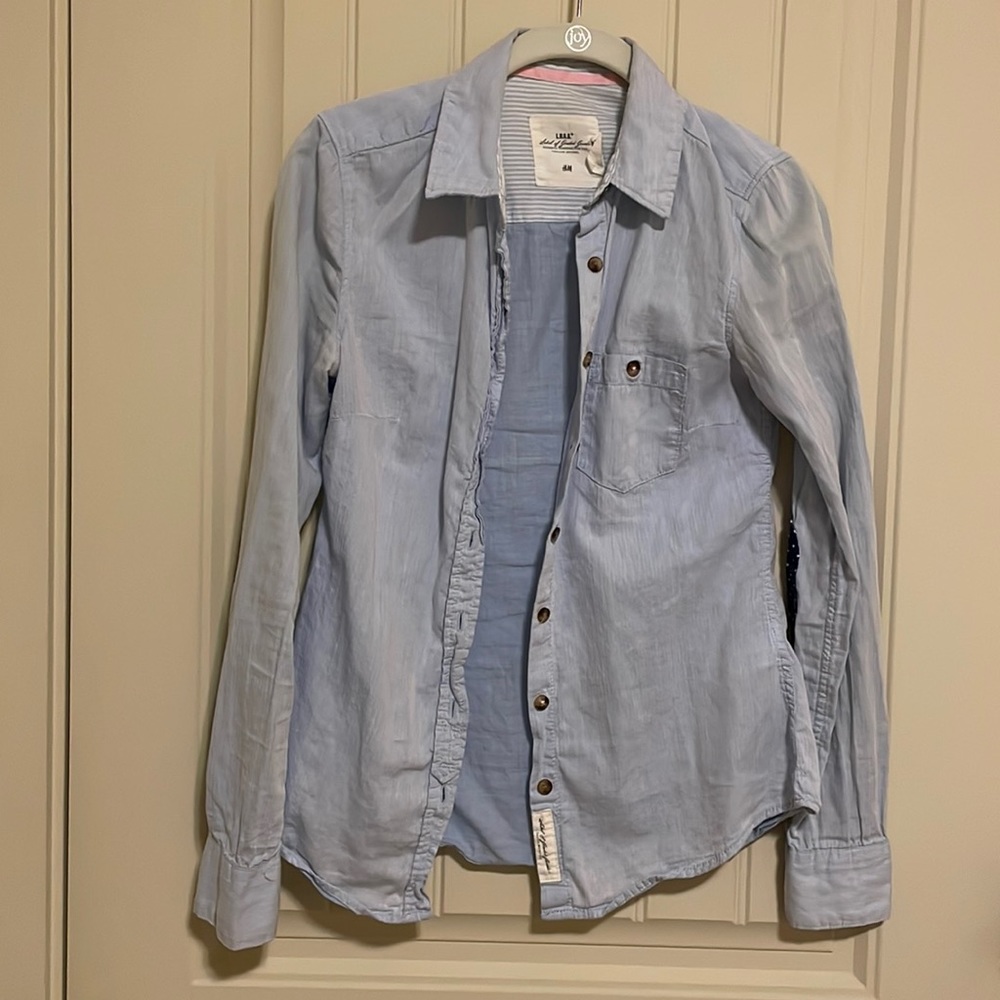 Jean dress shirt